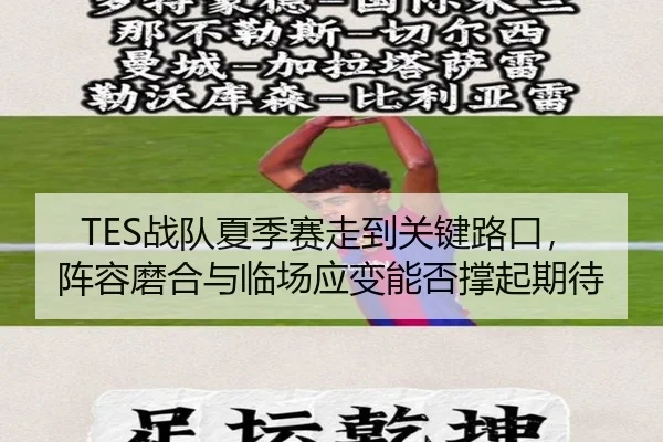 TES战队夏季赛走到关键路口，阵容磨合与临场应变能否撑起期待